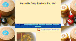 Desktop Screenshot of carosellecheese.com